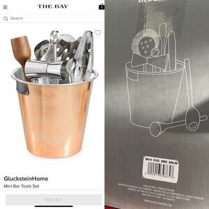 NEW Mini Bar Tools Set.